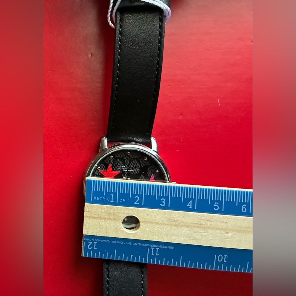 COACH Watch,Coach Black Watch with Colorful Stars - Picture 12 of 14